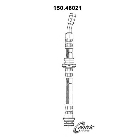 Centric Parts Brake Hose, 150.48021 150.48021